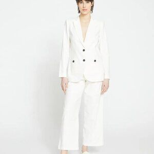 Universal Standard NWT Size 0-00 White Coastal Linen Blazer